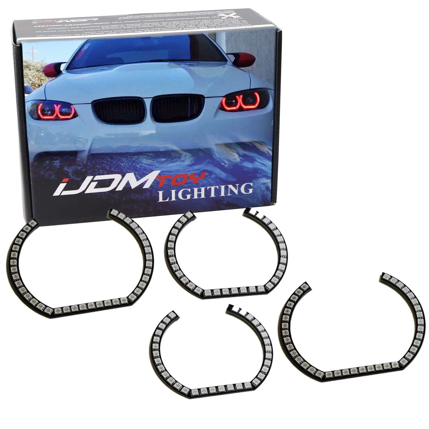 Amazon.com: iJDMTOY DTM Style Horseshoe RGB Multi-Color LED